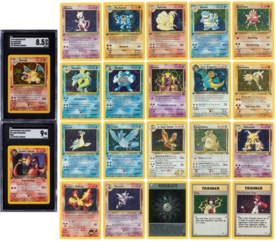 1999/2000 German & English Pokemon Card Collection (290+ Different) Featuring Graded Charizard Examples!